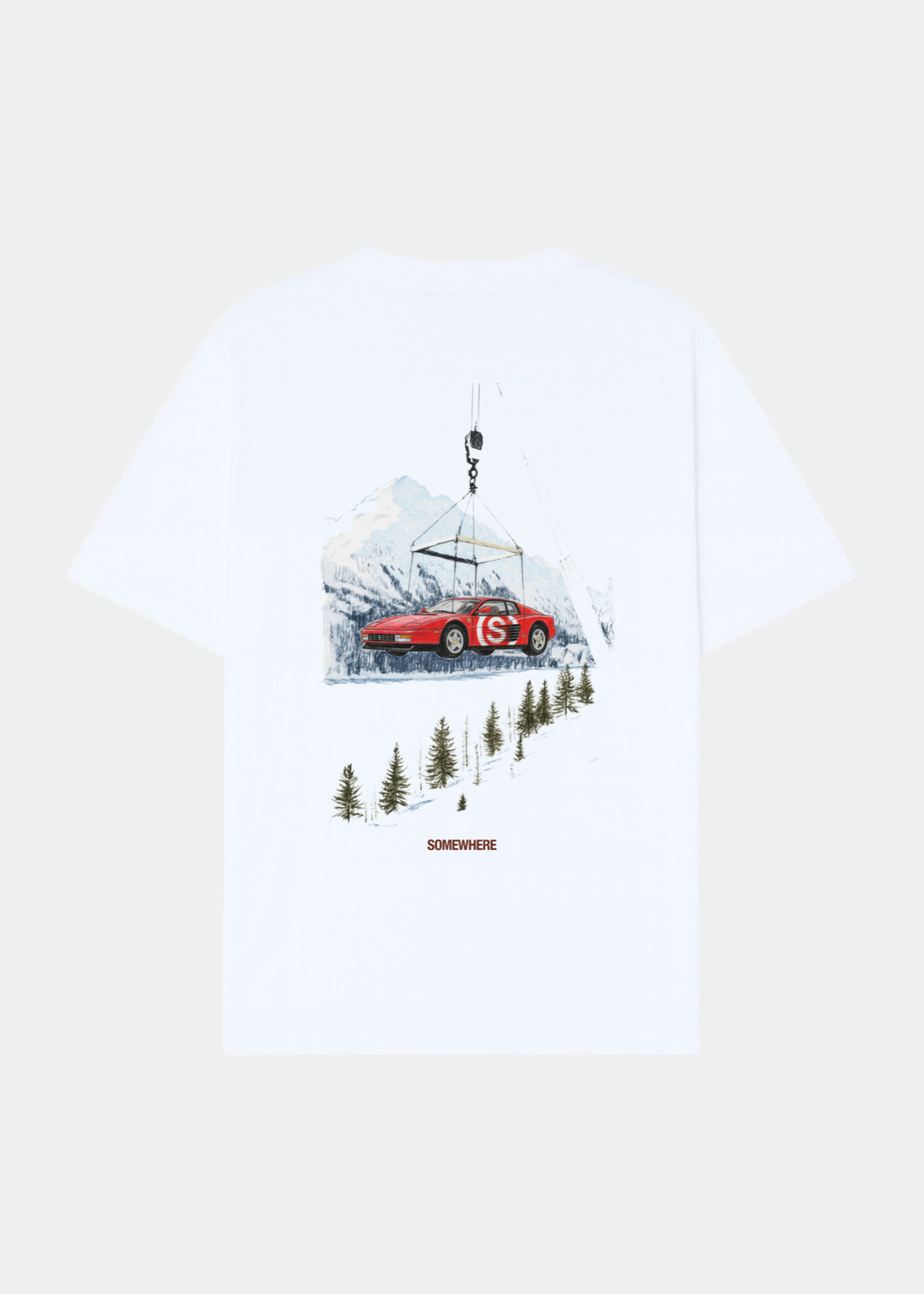 SKIING W/SUPERCAR PROBLEMS TEE