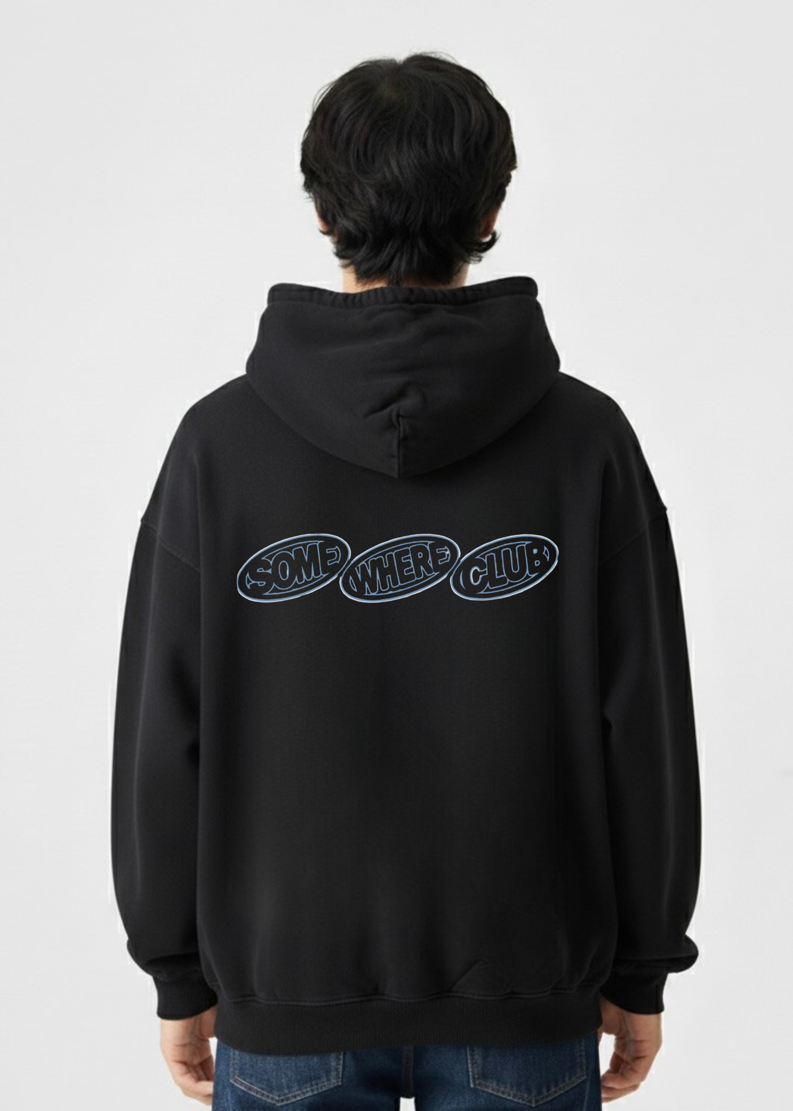 BUBBLE LOGO DROP HOODIE