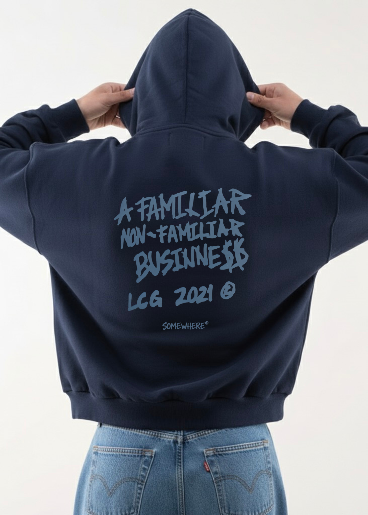 A NON FAMILIAR BUSINESS HOODIE