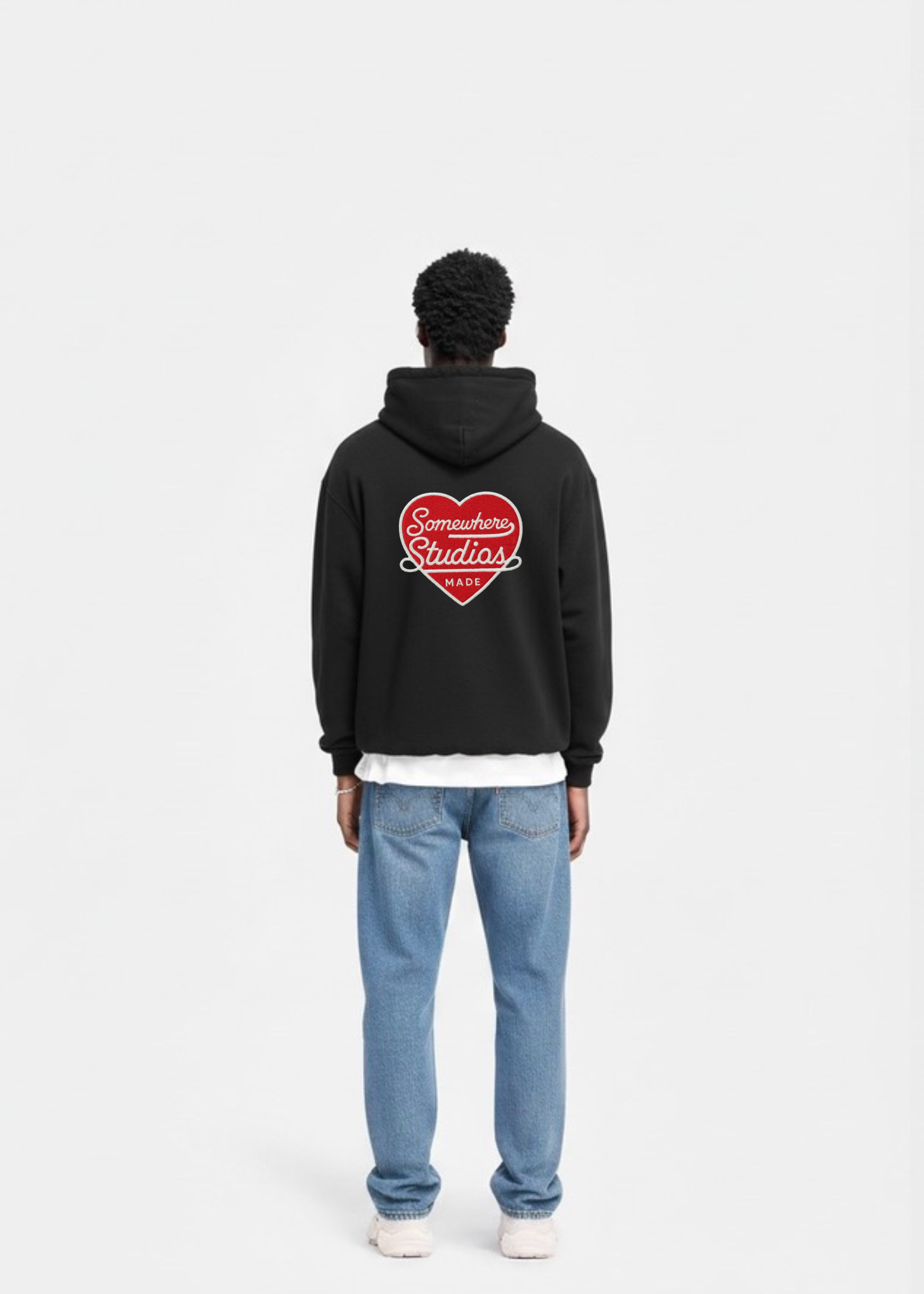 EMBROIDERY AMOR DE SOMEWHERE HOODIE