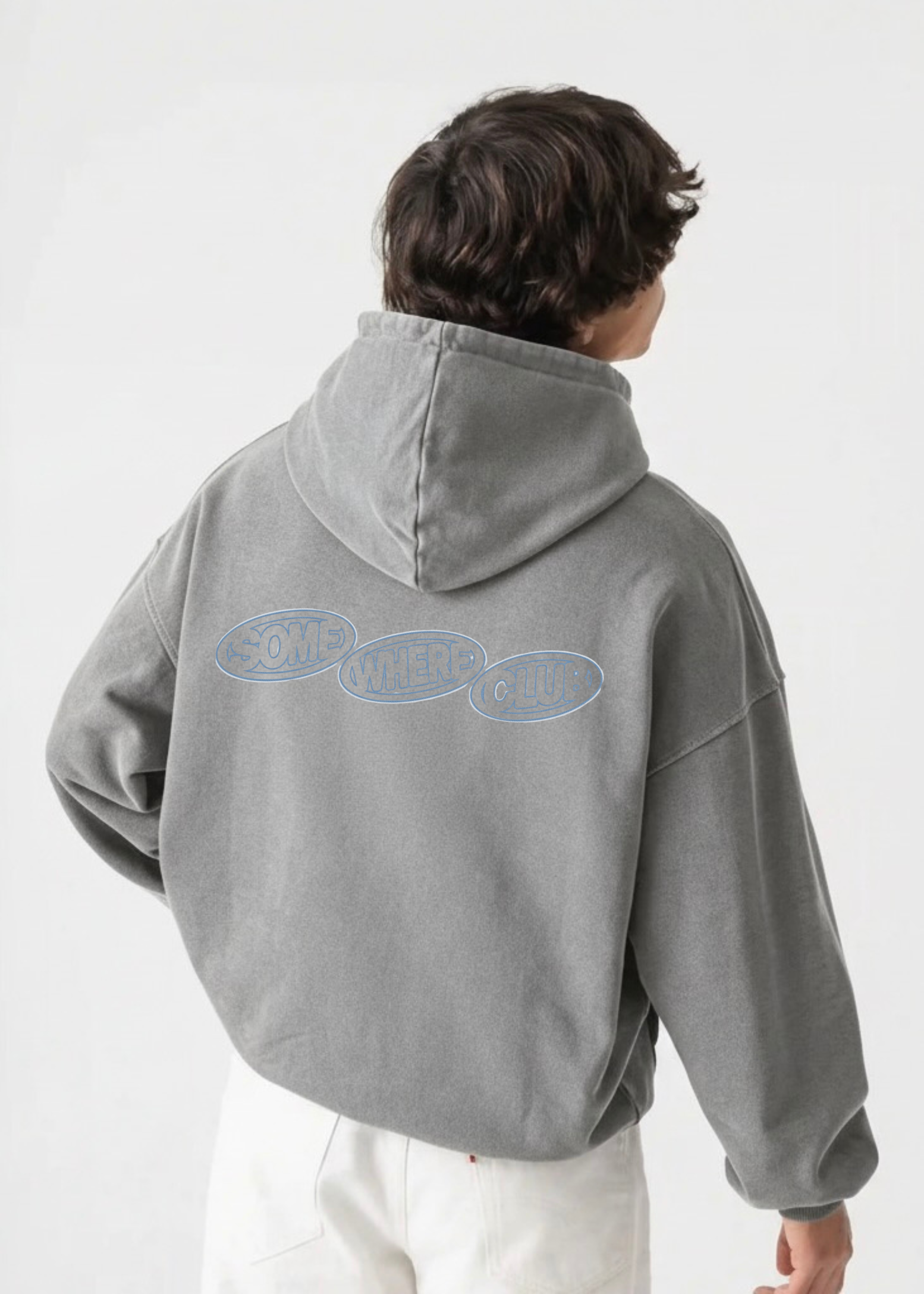 BUBBLE LOGO DROP HOODIE