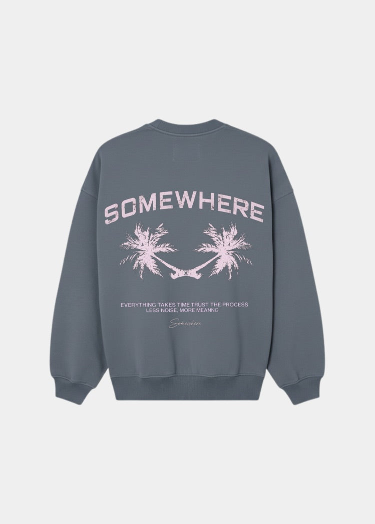 PALM MOTION CREWNECK