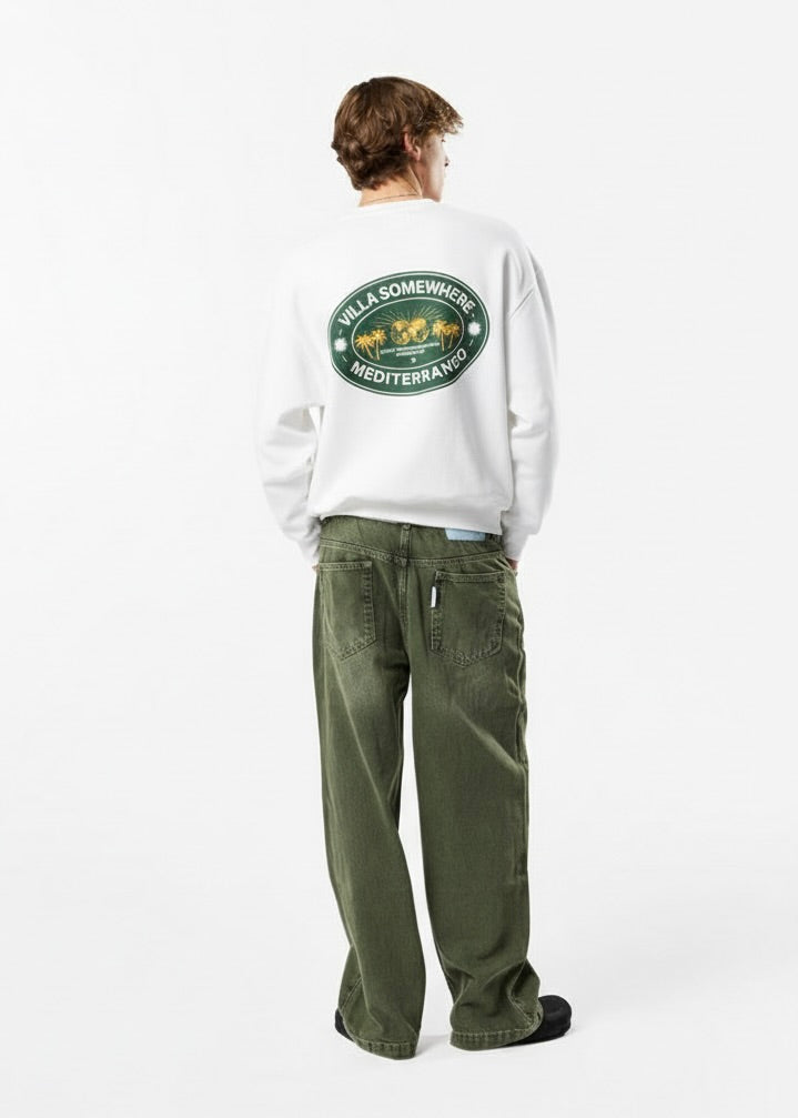 GREEN VILLA MEDITERRANEO CREWNECK