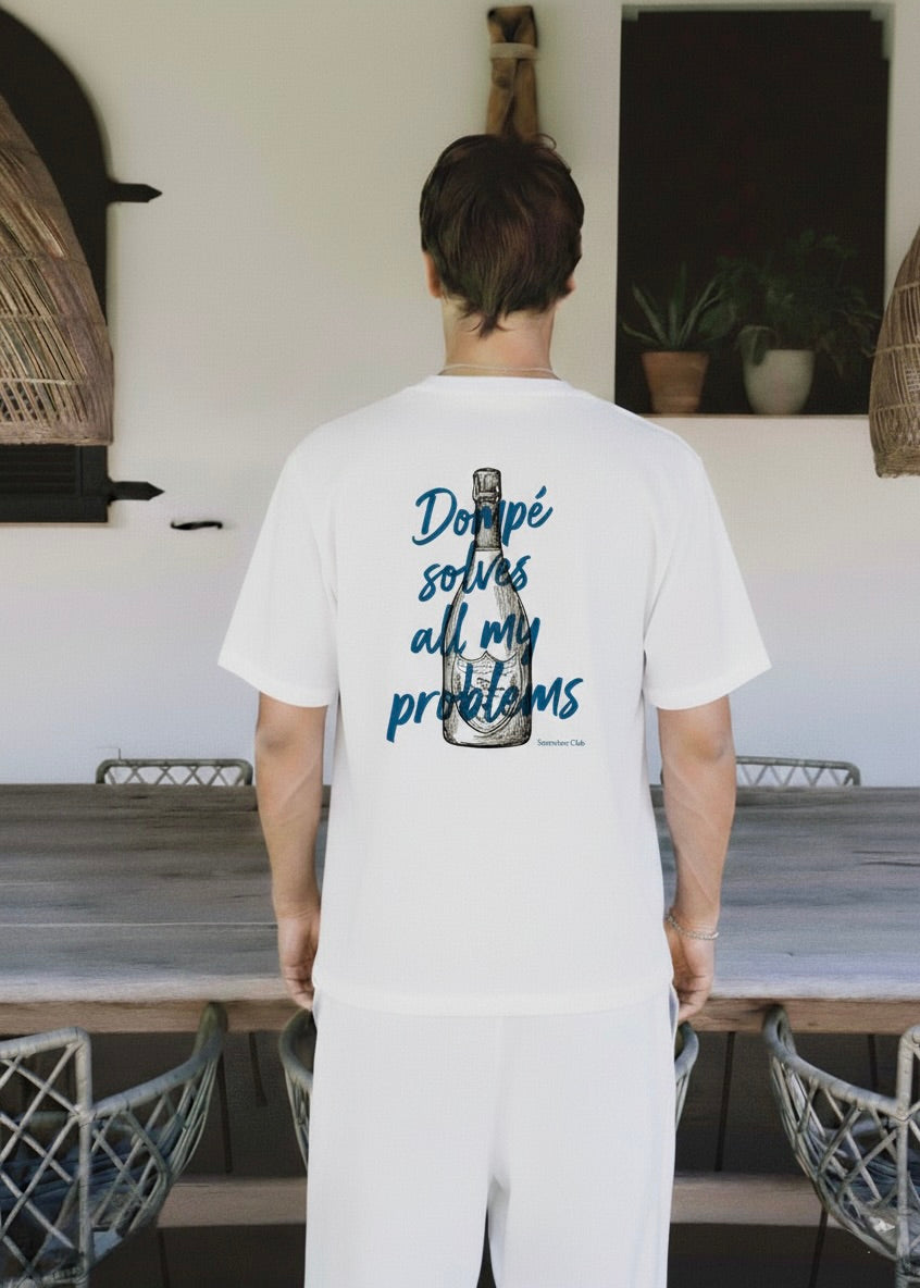 DOMPÉ SOLVES PROBLEMS TEE