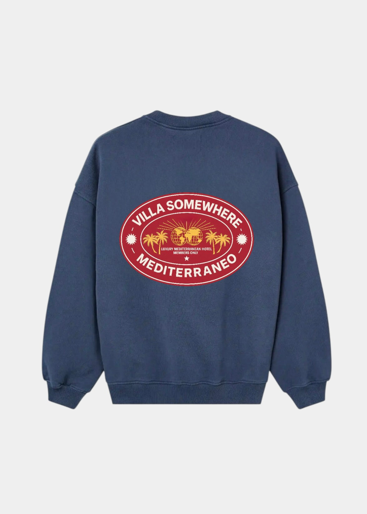 RED VILLA MEDITERRANEO CREWNECK