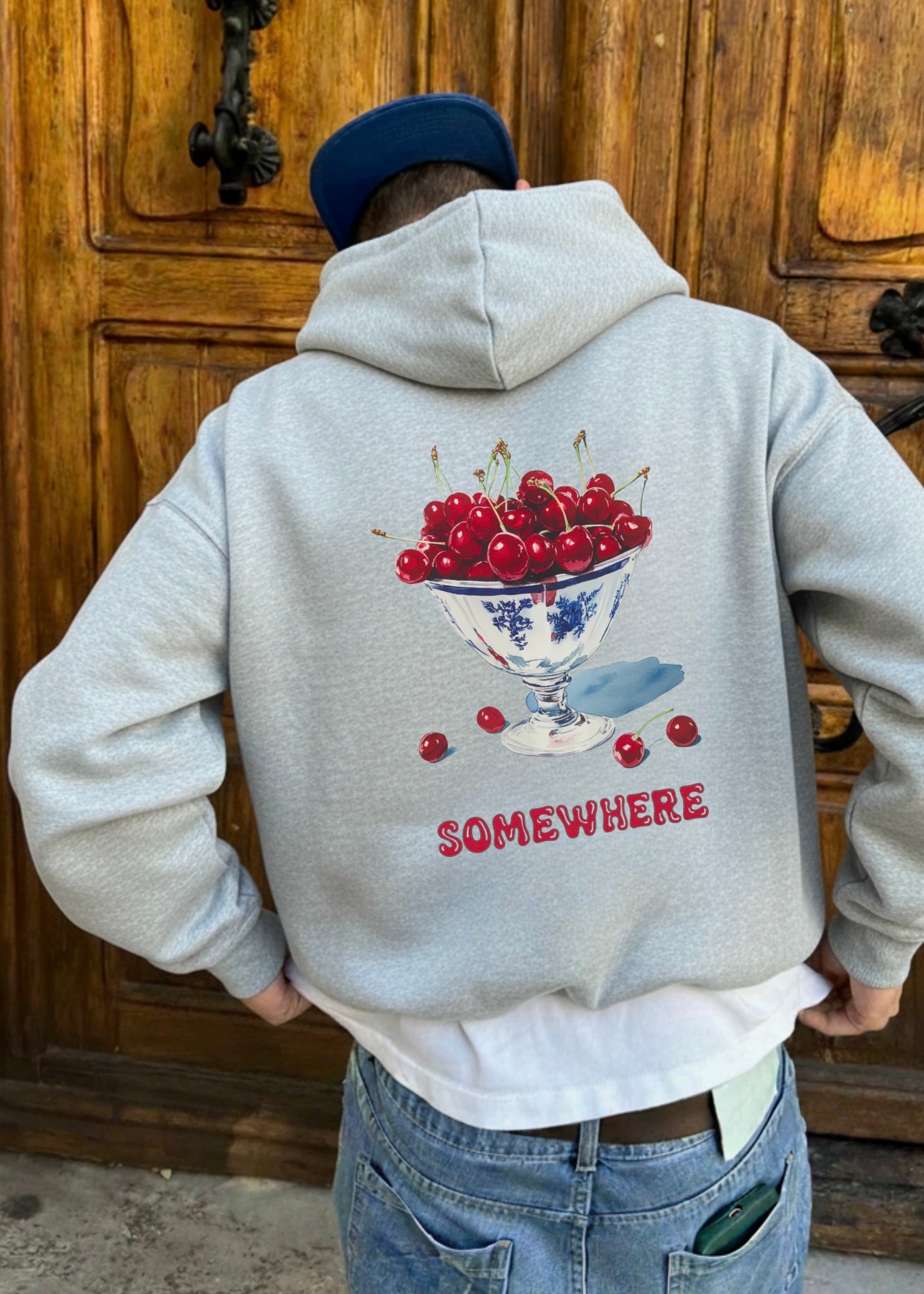 MEDITERRANEAN CHERRY HOODIE