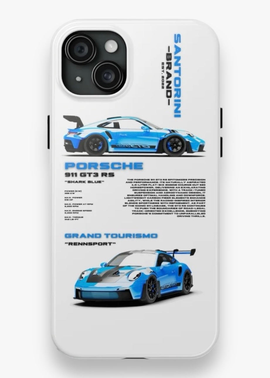 Coque IPhone GT3RS Bleue