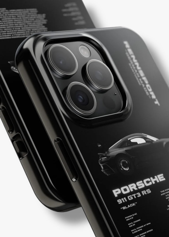 Coque iPhone GT3RS Racing Noire