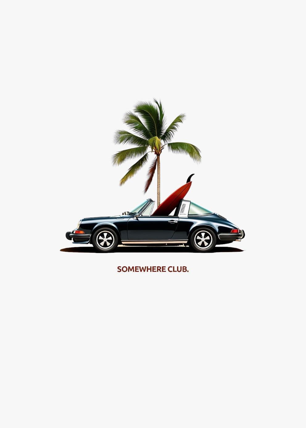 SURF & PORSCHE TEE